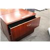 Image 2 : CHERRY 2 DRAWER LATERAL FILE CABINET