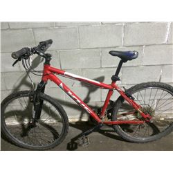RED KHS FRONT SUSPENSION MOUNTAIN BIKE