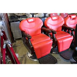RED MODERN MULTI ADJUST SALON CHAIR