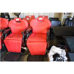 RED MODERN MULTI ADJUST SALON CHAIR