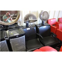 BLACK SALON HAIR DRYING CHAIR