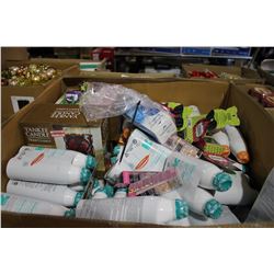 BOX OF SALON AND PHARMACY PRODUCT