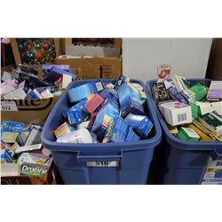 BOX OF SALON AND PHARMACY PRODUCT