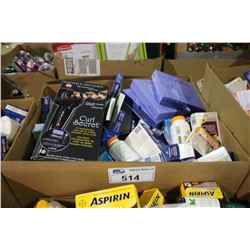 BOX OF SALON AND PHARMACY PRODUCT