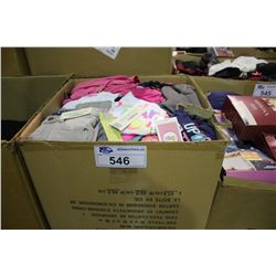 BOX OF ASSORTED CLOTHING