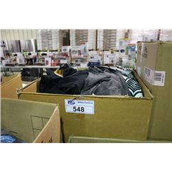 BOX OF ASSORTED CLOTHING