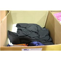 BOX OF ASSORTED CLOTHING