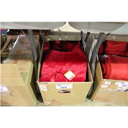 BOX OF CHRISTMAS DECORATIONS