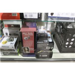 REMINGTON HAIR DRYER, GELLETTE SHAVER, CONAIR SHAVER AND CURLING IRON