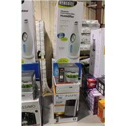 BISSLE VACUUM, BIONAIRE HEATER, HOMETICS HUMIDIFIER, SALAD SPINNER AND TRAVEL MUG SET