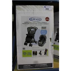 GRACO FAST ACTION FOLD, CLASSIC CONNECT TRAVEL SYSTEM STROLLER WITH CAR SEAT