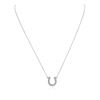 Image 2 : 14KT White Gold 0.23 ctw Diamond Pendant With Chain