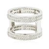 Image 2 : 14KT White Gold 0.42 ctw Diamond Ring