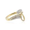 Image 2 : 18KT Two-Tone Gold 0.65 ctw Diamond Ring