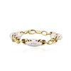 Image 1 : 14KT Two-Tone Gold Fashion Bracelet