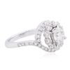 Image 2 : 18KT White Gold 1.98 ctw Diamond Ring