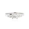 Image 1 : 14KT White Gold 1.19 ctw Diamond Ring