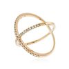 Image 2 : 14KT Rose Gold 0.43 ctw Diamond Ring