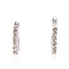 Image 1 : 10KT White Gold 0.12 ctw Diamond Earrings