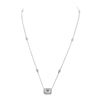 Image 2 : 14KT White Gold GIA Certified 1.70 ctw Diamond Necklace