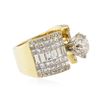 Image 2 : 18KT Yellow Gold 5.61 ctw Diamond Ring