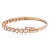 Image 2 : 14KT Rose Gold 2.10 ctw Diamond Bracelet