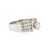 Image 2 : 18KT White Gold 1.19 ctw Diamond Ring