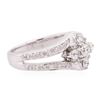 Image 2 : 14KT White Gold 1.00 ctw Diamond Ring