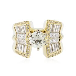 18KT Yellow Gold 3.51 ctw Diamond Ring
