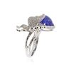 Image 3 : 18KT White Gold 5.71 ctw Tanzanite and Diamond Ring