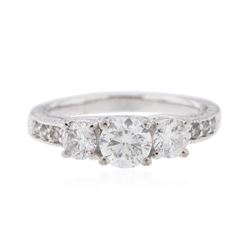 14KT White Gold 1.11 ctw Diamond Ring