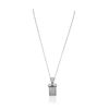Image 2 : 14KT White Gold 0.60 ctw Diamond Pendant With Chain