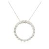 Image 2 : 14KT White Gold 1.69 ctw Diamond Pendant With Chain