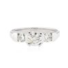 Image 1 : Platinum 1.20 ctw Diamond Ring