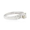 Image 2 : Platinum 1.20 ctw Diamond Ring