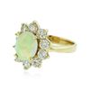 Image 2 : 14KT Yellow Gold 1.48 ctw Opal and Diamond Ring