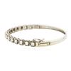 Image 2 : 14KT White Gold 1.74 ctw Diamond Bracelet