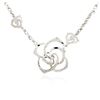 Image 2 : 14KT White Gold 1.06 ctw Diamond Necklace