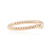 Image 2 : 14KT Rose Gold 0.09 ctw Diamond Ring