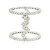 Image 1 : 14KT White Gold 1.19 ctw Diamond Ring