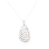 Image 1 : 14KT White Gold 1.84 ctw Diamond Pendant With Chain