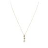 Image 2 : 14KT Yellow Gold 0.75 ctw Diamond Pendant With Chain