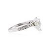 Image 2 : 14KT White Gold 1.44 ctw Diamond Ring