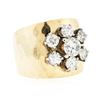 Image 2 : 14KT Yellow Gold 1.55 ctw Diamond Ring