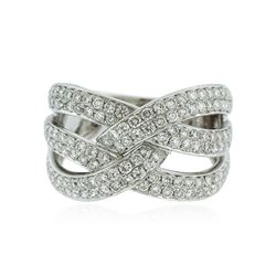 14KT White Gold 1.10 ctw Diamond Ring