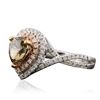 Image 2 : 14KT White Gold 2.16 ctw Pear Cut Diamond Ring