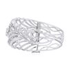 Image 2 : 18KT White Gold 5.46 ctw Diamond Bangle Bracelet