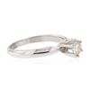 Image 2 : 14KT White Gold 0.41 ctw Round Diamond Solitaire Ring