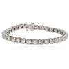 Image 1 : 14KT White Gold 7.23 ctw Diamond Tennis  Bracelet