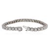 Image 3 : 14KT White Gold 7.23 ctw Diamond Tennis  Bracelet